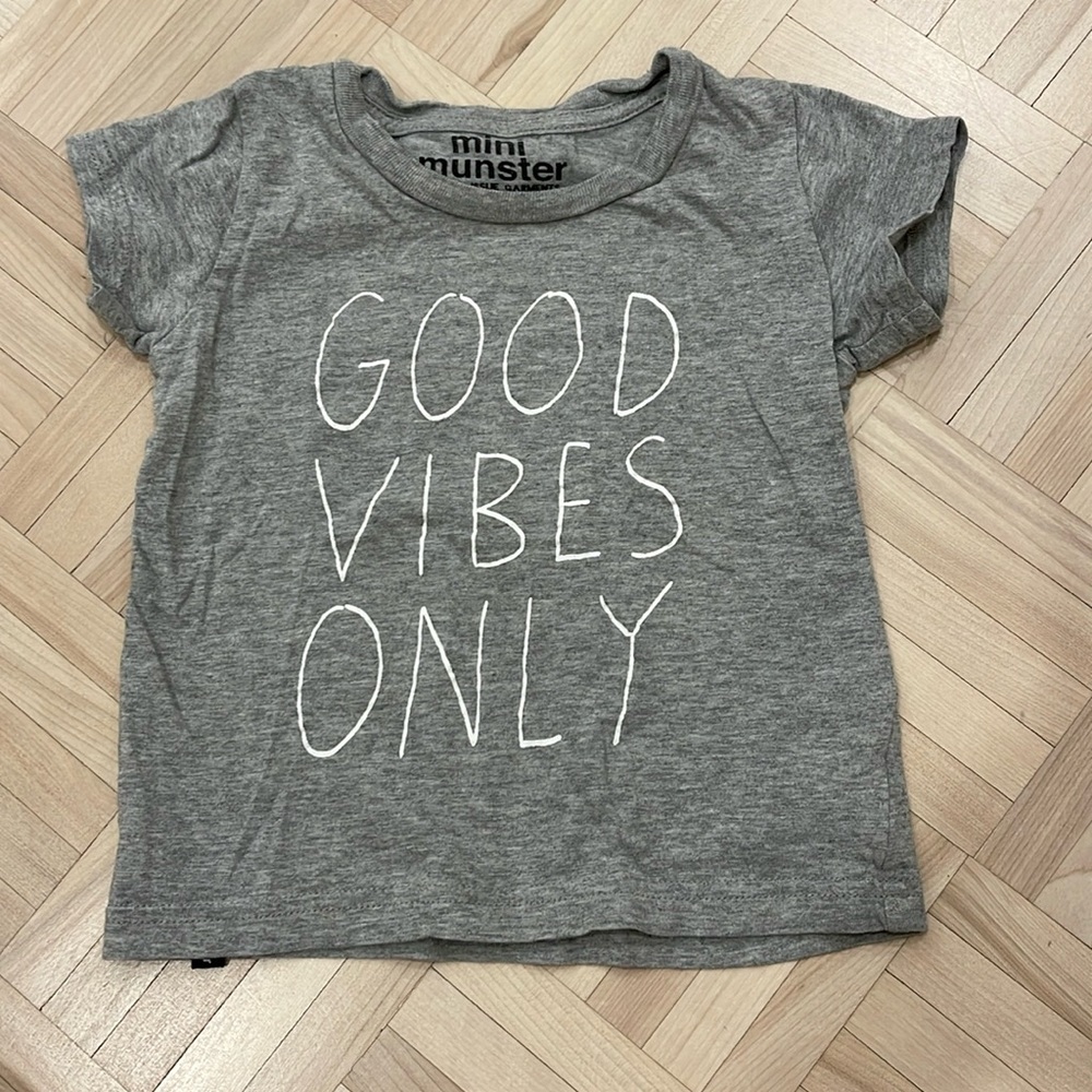 Mini Munster « good vibes only » t-shirt